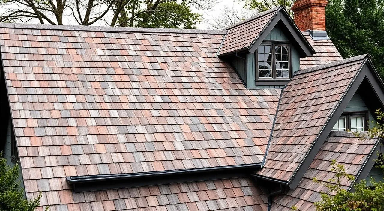 Western Red Cedar shake roof with weathered silver-grey patina and deep shadow lines on a heritage Shaughnessy Tudor home with dormer windows.